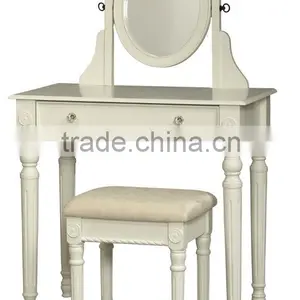 Dressing Table & Stool With Mirror thumbnail-2