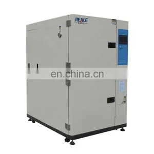 -60C~150C Thermal Shock Test Chamber Two Zone Under Alternating High-low Temp Testing Environment Hot Cold Thermal Shock Tester thumbnail-1