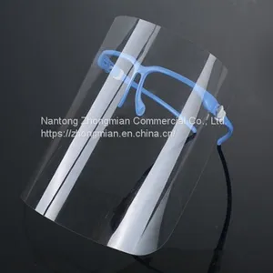 Transparent Face Shield High Level Protection With Sponge or Plastic Frame thumbnail-3