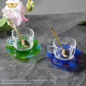 SAINT VIEW 2022 Tableware Butterfly Modern Cup Set Container Nordic Coffee Shop Desktop Decor 150ml thumbnail-2