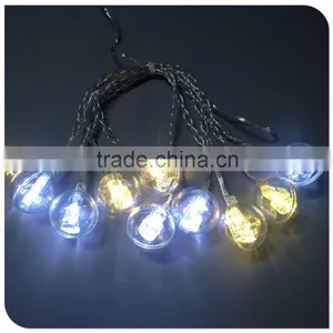 Cotton Ball Light String Christmas Decor Wholesale Clear Cable Christmas Ball Ornaments thumbnail-1