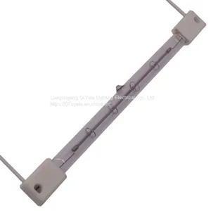 2000w Short Wave IR Emitter Halogen Tube Lamp System Quartz Heater Element Infrared Bulb Price Quartz Heater Element Quartz Heaterinfrared Heater Bulbs thumbnail-1