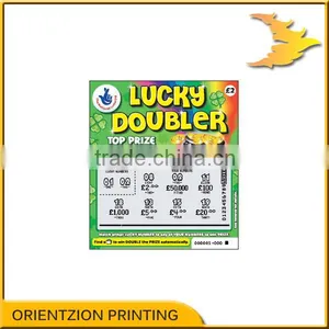 Lottery Ticket Printing, Lottery Card Printing. thumbnail-4