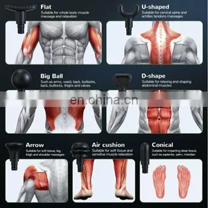 Massage Gun Deep Tissue Massager Vibrating Percussion Relax Body Muscle NEW thumbnail-5
