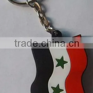 Country Flag PVC Keychain, 3D Souvenir Keychain, thumbnail-1