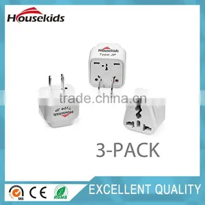 Universal UK/EU/ AU to US Adapter Travel Power Adapter ,PLUG ADAPTOR thumbnail-1