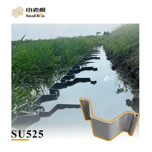 Durable 50+years Plastic Sheet Pile U Type Vinyl Seawall Sheet Pile Pvc for Water Control Solutions PVC Sheet Piles thumbnail-5