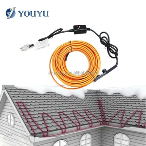 30FT Self Regulating Electric Heating Cable Snow Melting Cable Pipeline Heat Tracing Cable for Outdoor Snow and Ice Melting thumbnail-1