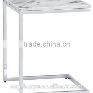 Marble Top C-side Table CB2 thumbnail-4