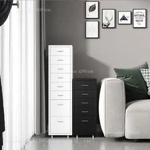 Mobile Drawer Cabinet With 5 Drawers | Strong Load - Bearing | for Stationery Organization thumbnail-3