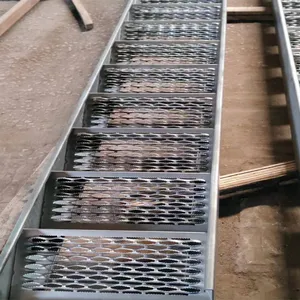 Find Similar Icon Safety Grating Walkway Anti-Skid Perforated Metal Plate With Crocodile Mouth Hole Cut Welded Bended thumbnail-1