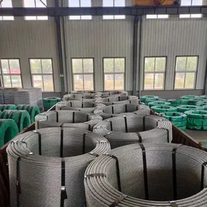 Prestressed Steel Strand Sturdy Reliable Non-Galvanized Steel Wire Rope thumbnail-2