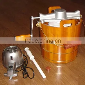 Ice Cream Maker(Wooden Bucket Ice Cream Maker, Original Manual Ice Cream Maker) thumbnail-1