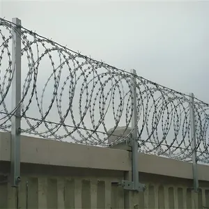Wholesale PVC-Coated Bto-22 Concertina Razor Barbed Wire 450mm for Farm Fence Protection thumbnail-3