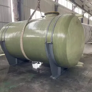 Haoqing Environmental Protection Fiberglass Tanks 1 - 300m³ Vertical and Horizontal Wound Molding Chemical Anti - Corrosion Hydrochloric Acid and Sulfuric Acid Tanks Stirring Tanks Fermentation Tanks Wastewater Treatment Tanks Nitrogen - Sealed Water Tank thumbnail-2
