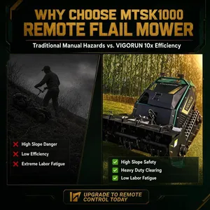 Best Lawn Mower With Tractor Quick-Change Attachment System Mulcher Radiocontrol 46 Inch Deck Zero Turn Mower thumbnail-3