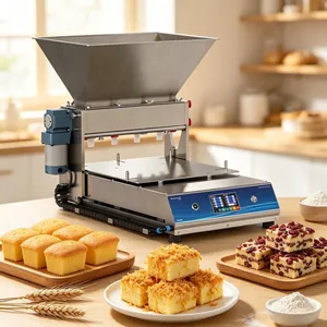 SN-QDMECH Table Top Cake Batter Depositing Machine Automatic Commercial Cupcake Muffin Filling Machine thumbnail-4