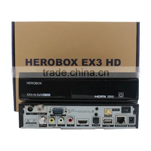 High Speed HEROBOX EX3 HD DVB-S2/T2/C Satellite Receivers Wifi thumbnail-5