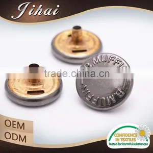 With Logo Design Round Special Clothing Snap Custom Metal Snap Button thumbnail-3