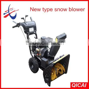 Single-handed Gasoline Track 13HP Snow Blower Rubber Track Jinhua Wuyi thumbnail-4