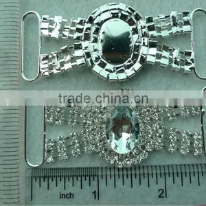 Rhinestone Buckles Sliders, Sew On Buckles Notions 1pc, Swimwear/Lingerie Buckle thumbnail-1