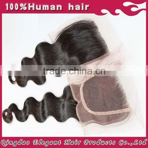 Elegant Hair Products 2015 Best Sellers Drop Shipping Suppliers Brazilian Body Wave Closure 6a thumbnail-2