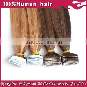 High Quality 100% Brazilian Remy Blue/white Tape Hair Extension thumbnail-5