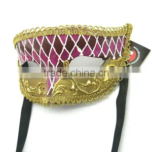 Hot Sell On Venice Mask Masquerade Birthday Party Mask Black Half Face Venetian Mask thumbnail-3