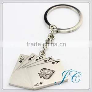 Best Selling Products High Qality Custom Poker Keychain For Promotion Gift thumbnail-2