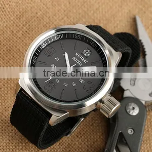 Brand Men's Nylon Aviator Watch Strap Military Royale Watch MR075 thumbnail-2