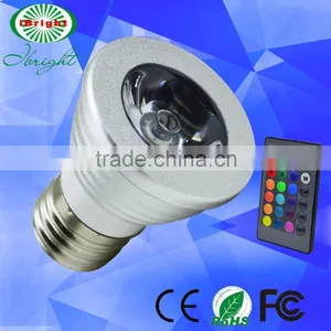 3w RGB LED Spotlight Color Changing Led Wireless Christmas Lights thumbnail-1