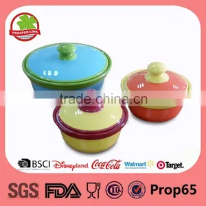 Wholesale Mini Ceramic Casserole Cookware With Lid Quality Choice thumbnail-1