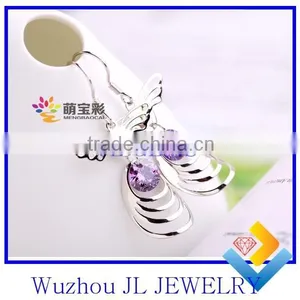 Fashion Party Decor Sexy Shambhala Bead Wholesale Earring Accessories 925 Silver Jewelery Charm Earring thumbnail-3