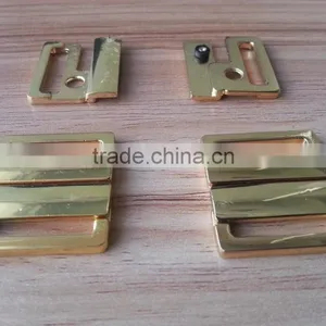 2015 New Arrive Gold High Gloss NF Metal Buckle For Swimming Wear -- M1769 thumbnail-2