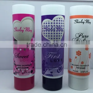 Plastic Packing Tubes for Cosmetics/Cosmetic Tube Container of Shower Gel thumbnail-1