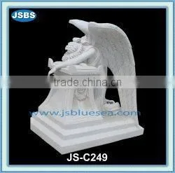 Decorative Large Marble Weeping Angel Statue thumbnail-1