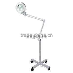 Pro 5X Diopter Rolling Stand Magnifying Lamp Beauty Tattoo Magnifier Adjustable thumbnail-2