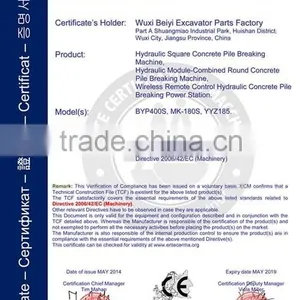 Hydraulic Round Pile Breaker/cutter for Round Concrete Piles , Cutting Piles of 500-2200mm Diameter ! thumbnail-3