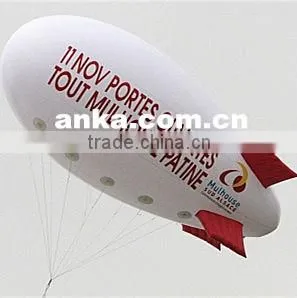 Self Inflating White Helium Airship Inflatable Balloon for Event thumbnail-1