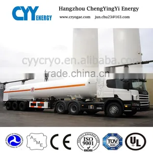 20cbm Transporter Cryogenic Liquid Gas Tank Lng Lco2 Semi Trailer thumbnail-1