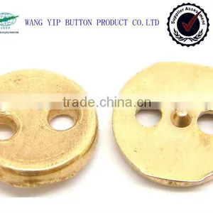 6mm Small Popular Gold 2 Holes Metal Button thumbnail-1