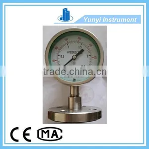 Stainless Steel Flange Diaphragm Seal Pressure Gauge thumbnail-1