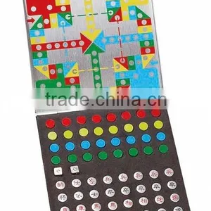 Aluminum 3-in-1 Flying Chess Game With Magnetic thumbnail-1