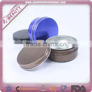 5g Gold Small Aluminum Nail Gel Jar thumbnail-1