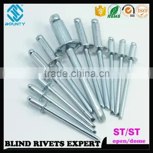 ISO 15980 STEEL BODY STEEL MANDREL CSK HEAD STEEL BLIND RIVETS thumbnail-4