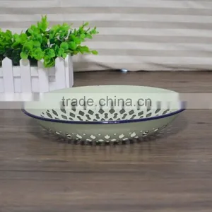Enamel Colander,collapsible Colander,ceramic Fruit Colander thumbnail-1