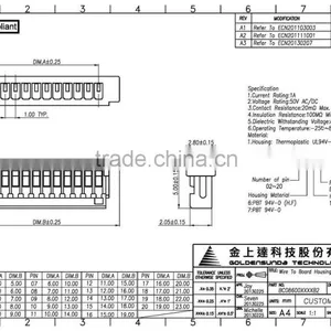 1mm Pitch 13 Pin Connector Plastic Housing for Electronics Products thumbnail-4