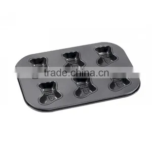 Carbon Steel Non-stick Cake Pans of Muffin Pan With 6 Cups thumbnail-2