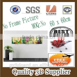New Material PET 1.5mm No Frame Picture Home Decoration 3d Picture Products thumbnail-1