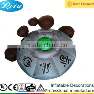 DJ-XT-78 Crashed UFO Inflatable Decoration Adult Halloween Garden Decoration thumbnail-1